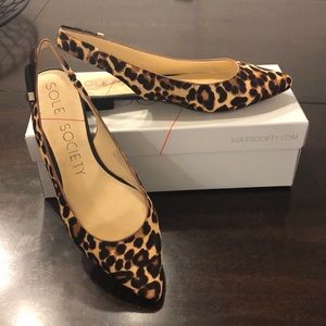 Sole Society Slingback Flats